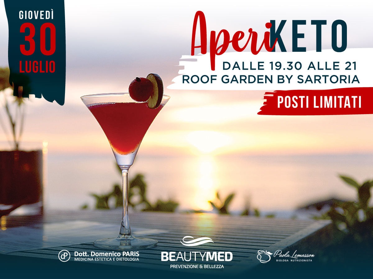 APERIKETO GIOVEDI' 30 LUGLIO ROOF GARDEN BY SARTORIA DALLE ORE 19.30 ALLE ORE 21.00