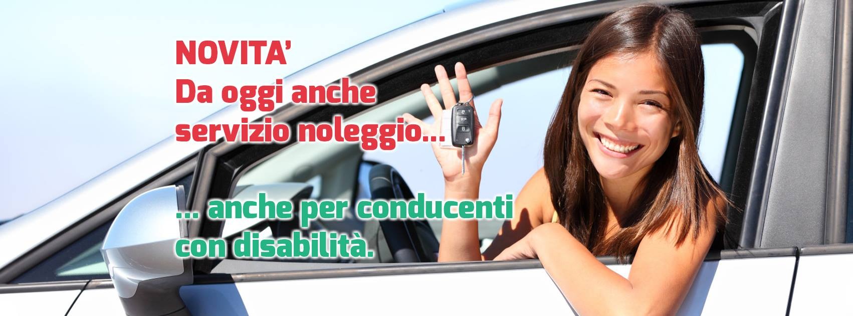 SERVIZIO NOLEGGIO ANCHE PER CONDUCENTI CON DISABILITA'