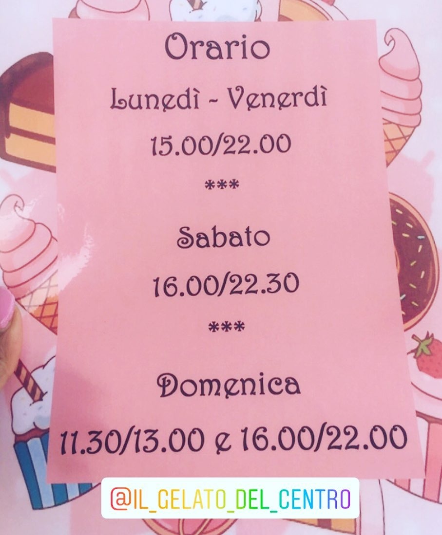 DA LUNEDI' 31 MAGGIO NUOVI ORARI