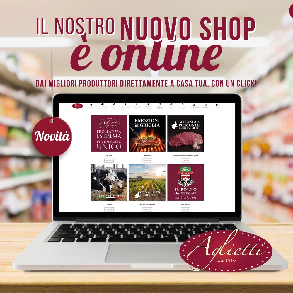 DA NOI TROVI IL NUOVO SHOP ON LINE! LA SPESA COMODAMENTE A CASA TUA CON UN CLICK