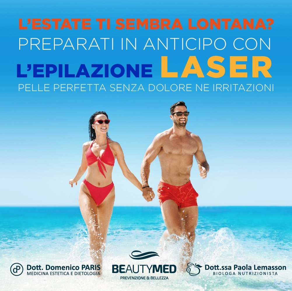 EPILAZIONE LASER PERFETTA PER PREPARARTI ALL'ESTATE!