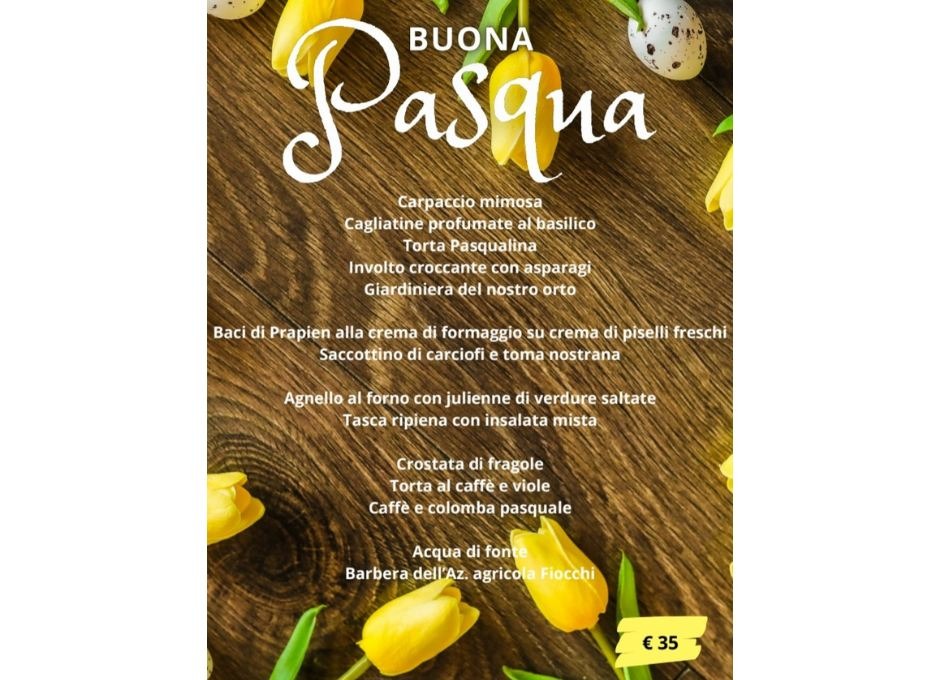 CHIAMACI E PRENOTA IL PRANZO DI PASQUA IN CASCINA DA NOI!