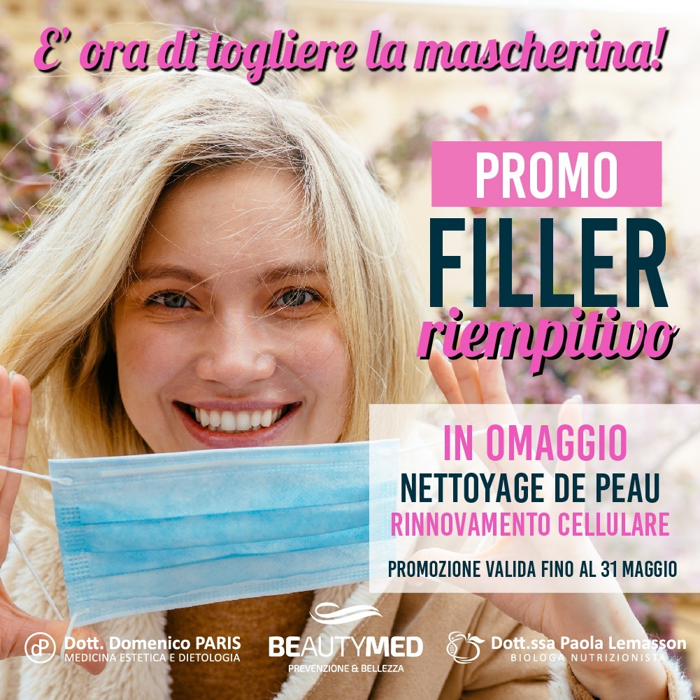 PROMO FILLER RIEMPITIVO: VIA LE MASCHERINE!