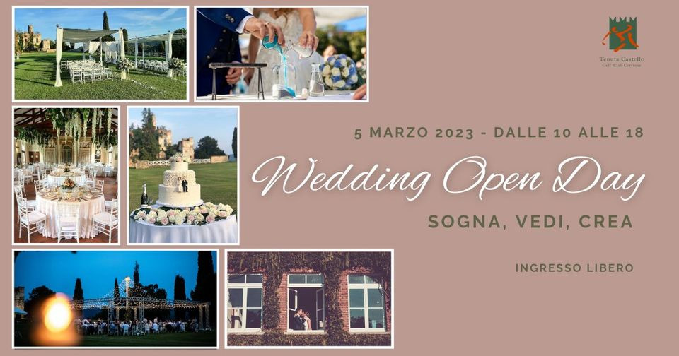 WEDDING OPEN DAY DOMENICA 05 MARZO 2023