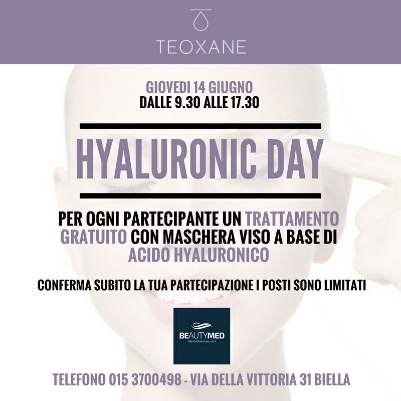 HYALURONIC DAY: PARTECIPA ANCHE TU!