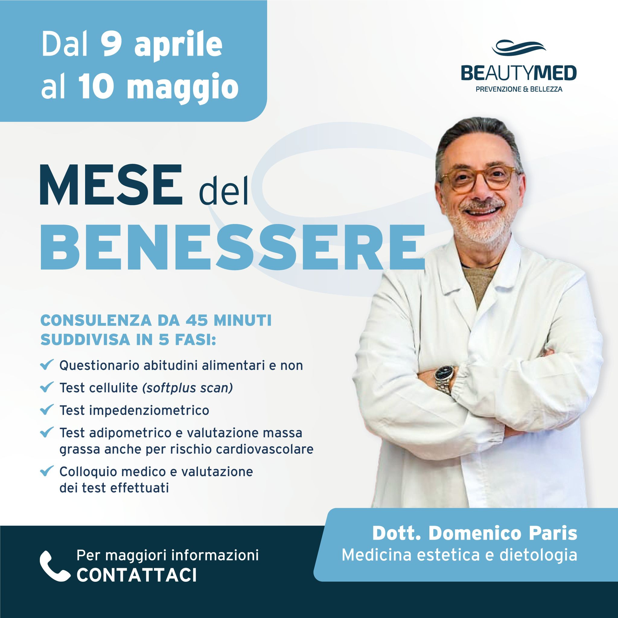 MESE DEL BENESSERE DAL 09 APRILE AL 10 MAGGIO