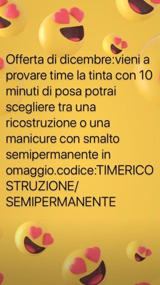 A DICEMBRE TANTISSIME PROMOZIONI PRESSO IL NOSTRO SALONE!