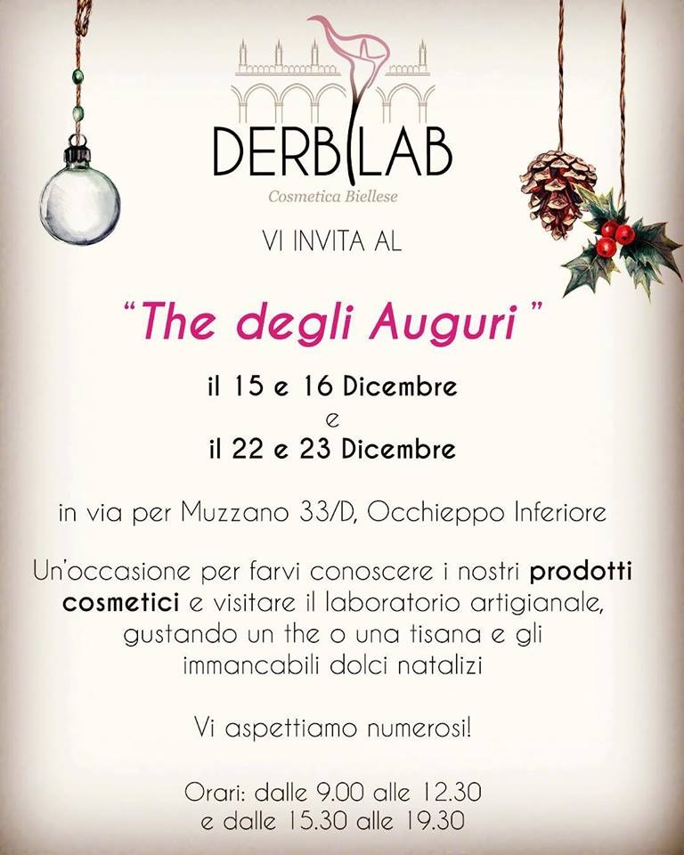 DERBILAB TI INVITA AL THE DEGLI AUGURI