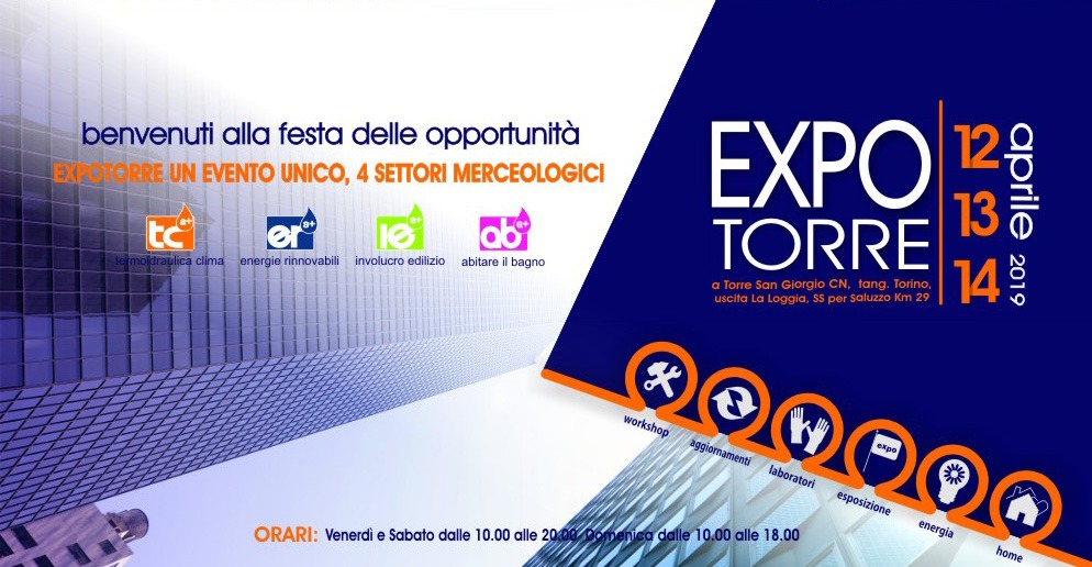 VIENI A TROVARCI IN FIERA A EXPOTORRE 2019