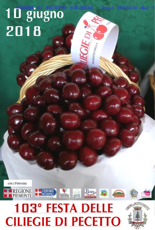 FESTA DELLE CILIEGIE A PECETTO TORINESE DAL 08 AL 10 GIUGNO | Il Cerca Artigiano di Qualità