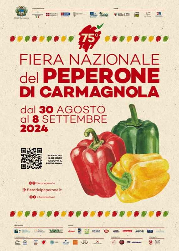 FIERA NAZIONALE DEL PEPERONE DI CARMAGNOLA 30 AGOSTO - 08 SETTEMBRE 2024 | Il Cerca Artigiano di Qualità
