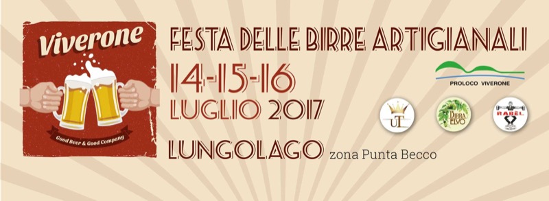 A VIVERONE NEL FINE SETTIMANA SI TERRA' IL FESTIVAL DELLE BIRRE ARTIGIANALI SUL LUNGOLAGO | Il Cerca Artigiano di Qualità