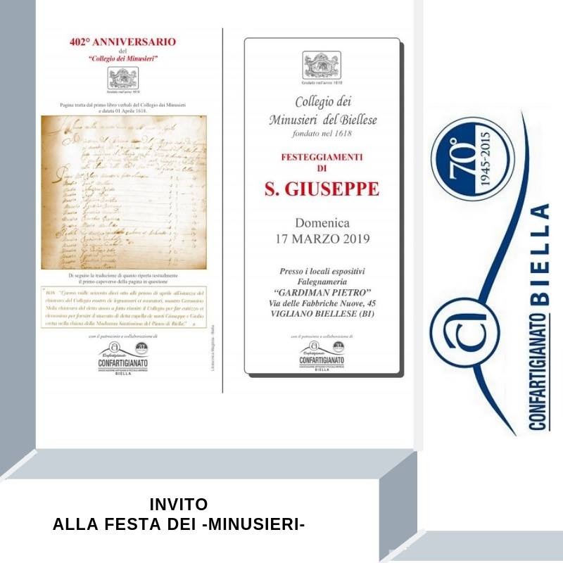 DOMENICA 17 MARZO: FESTA DEI MINUSIERI  | Il Cerca Artigiano di Qualità