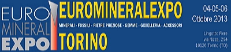 TORINO LINGOTTO -DAL 4 AL 6 OTTOBRE 2013  EURO MINERAL EXPO  | Il Cerca Artigiano di Qualità
