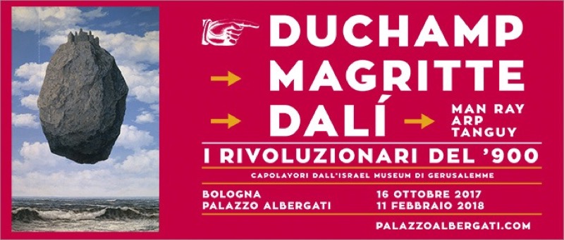 BOLOGNA - IN MOSTRA FINO ALL'11 FEBBRAIO 2018 I CAPOLAVORI DI DUCHAMP MAGRITTE E DALI' | Il Cerca Artigiano di Qualità