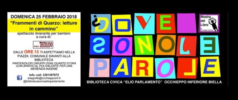 FRAMMENTI DI QUARZO: LETTURE IN CAMMINO | Il Cerca Artigiano di Qualità