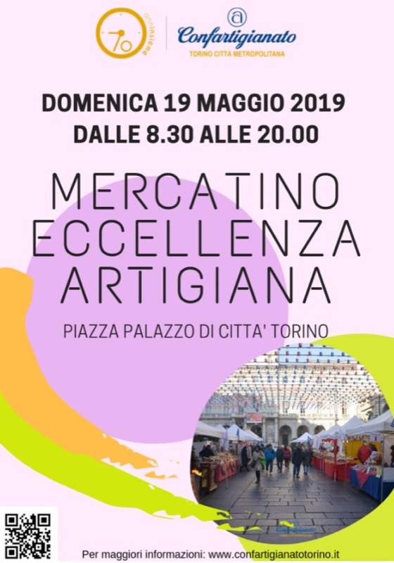 TORINO PIAZZA PALAZZO DI CITTA' MERCATINO TEMATICO 