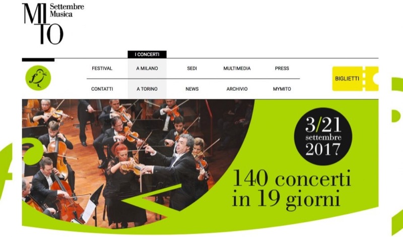 MITO SETTEMBRE MUSICA DAL 03 AL 21SETTEMBRE | Il Cerca Artigiano di Qualità