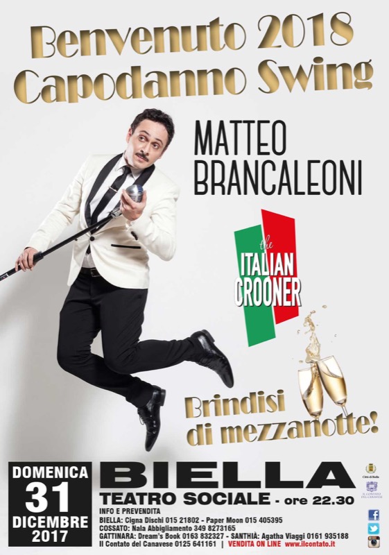 BIELLA: BENVENUTO 2018 CAPODANNO SWING  | Il Cerca Artigiano di Qualità