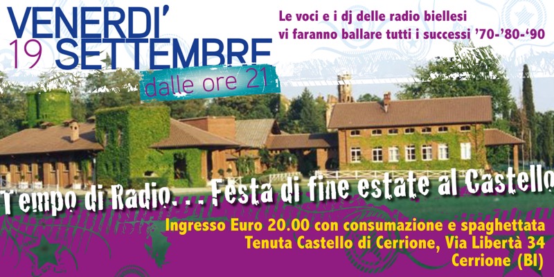 VENERDI' 19 SETTEMBRE......SI BALLA | Il Cerca Artigiano di Qualità