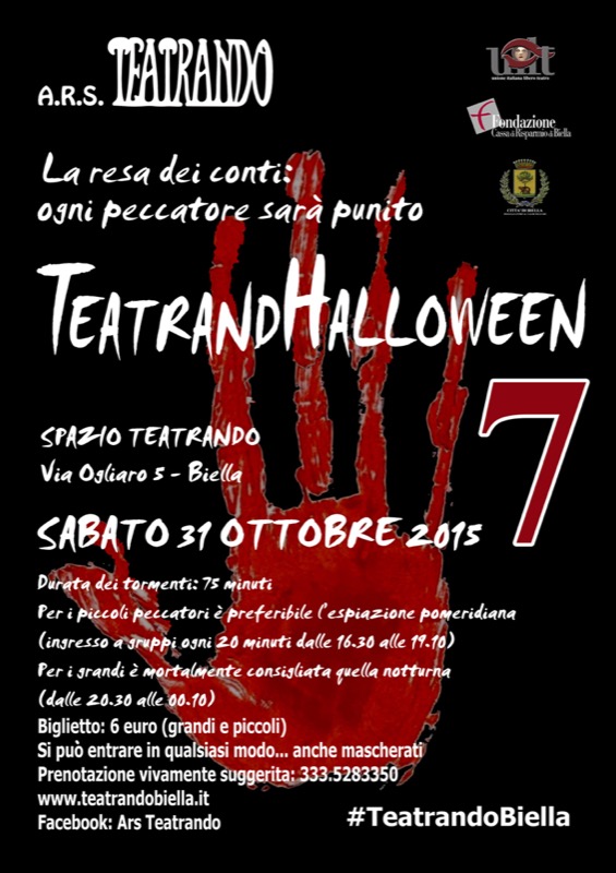 TEATRANDOHALLOWEEN RITORNA LO SPETTACOLO DEDICATO ALLA PAURA!!! | Il Cerca Artigiano di Qualità