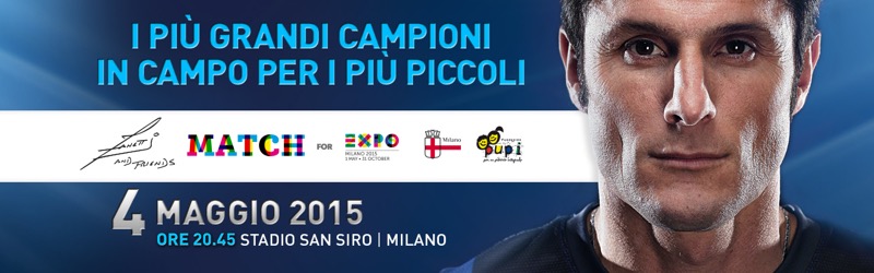 ZANETTI AND FRIENDS MATCH FOR EXPO MILANO 2015 | Il Cerca Artigiano di Qualità