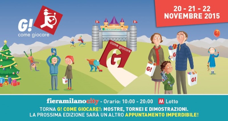 G COME GIOCARE 20-21-22 NOVEMBRE A FIERAMILANOCITY | Il Cerca Artigiano di Qualità