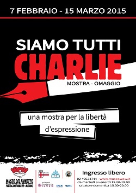 SIAMO TUTTI CHARLIE: MOSTRA-OMAGGIO ALLO SPAZIO WOW MILANO | Il Cerca Artigiano di Qualità