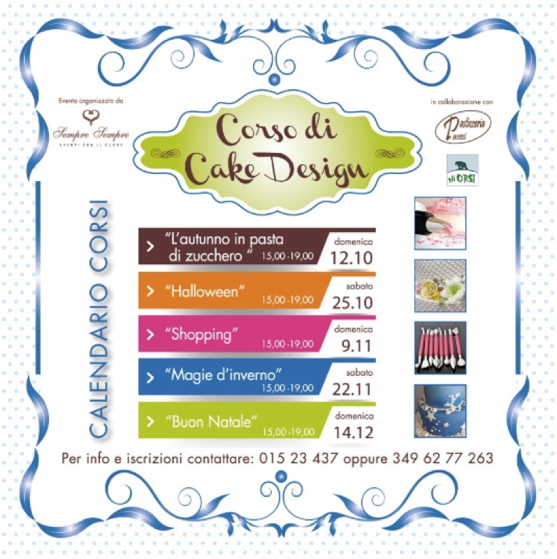 CORSI DI CAKE DESIGN ..AL CENTRO COMMERCIALE GLI ORSI  | Il Cerca Artigiano di Qualità