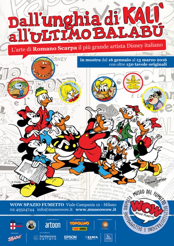 L'ARTE DI ROMANO SCARPA, IL PIU' GRANDE ARTISTA DISNEY ITALIANO | Il Cerca Artigiano di Qualità