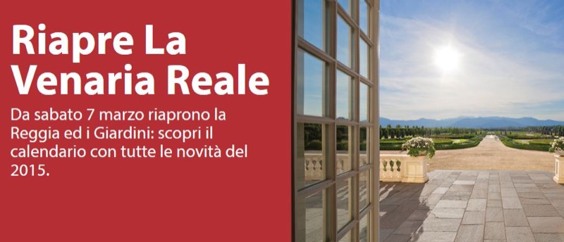 RIAPERTURA DELLA REGGIA A VENARIA REALE TORINO DA SABATO 07 MARZO | Il Cerca Artigiano di Qualità