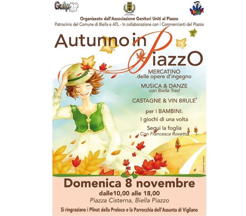AUTUNNO IN PIAZZO - 08 NOVEMBRE MERCATINO DELLE OPERE D'INGEGNO | Il Cerca Artigiano di Qualità