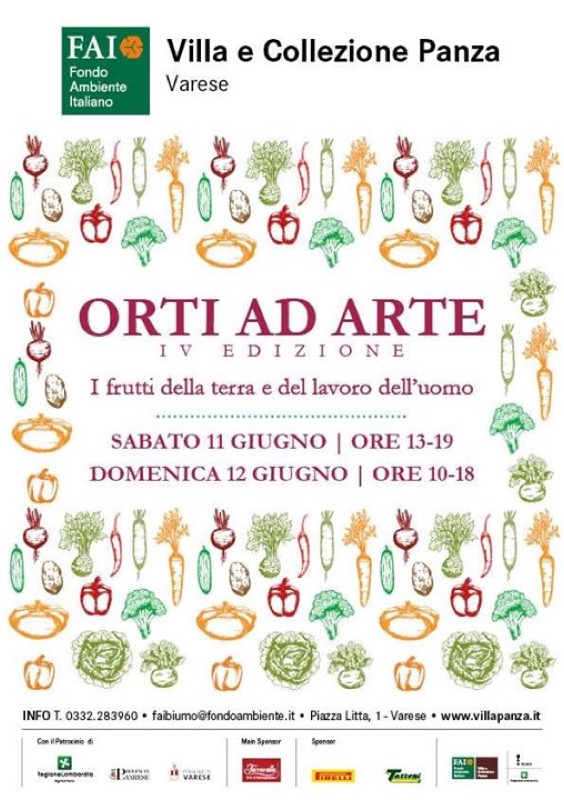 ORTI AD ARTE - MOSTRA MERCATO A VILLA PANZA (VA) 11-12 GIUGNO | Il Cerca Artigiano di Qualità
