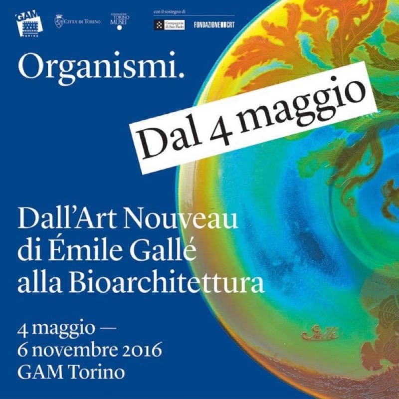 ALLA GAM DI TORINO DAL 04-05 AL 06-11 UN RARO E PARTICOLARE PERCORSO ESPOSITIVO CHE METTE IN RELAZIONE L'ART NOUVEAU CON LA CONTEMPORANEITA' | Il Cerca Artigiano di Qualità