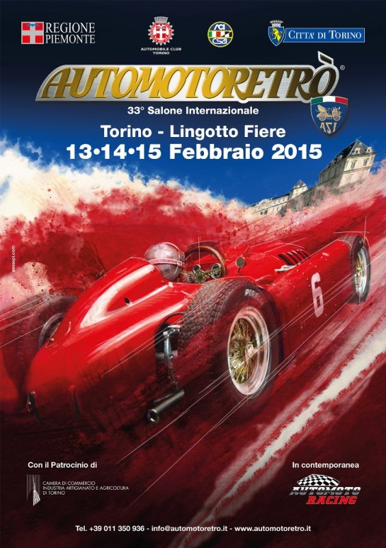 AUTOMOTORETRO' 33^ EDIZIONE A TORINO LINGOTTO FIERE DAL 13 AL 15 FEBBRAIO 2015 | Il Cerca Artigiano di Qualità