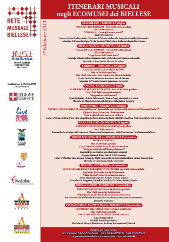 ESTATE IN MUSICA NEGLI ECOMUSEI DEL BIELLESE | Il Cerca Artigiano di Qualità