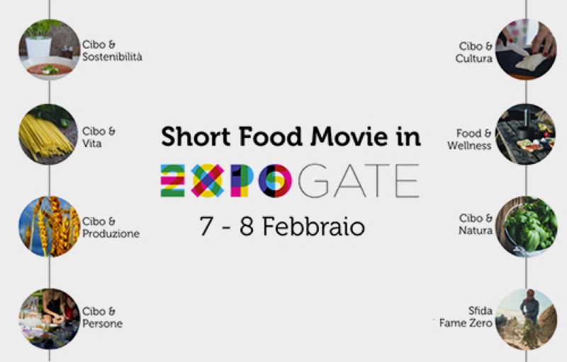 07-08 FEBBRAIO SHORT FOOD MOVIE PROTAGONISTA DEL WEEK-END IN EXPO GATE | Il Cerca Artigiano di Qualità