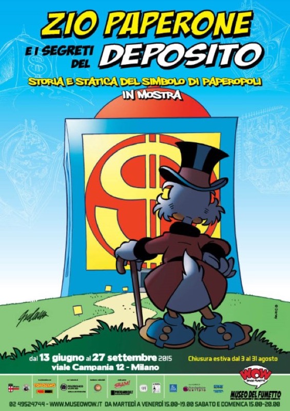 ZIO PAPERONE E I SEGRETI DEL DEPOSITO - A MILANO MOSTRA DEDICATA AL QUASI 70/ENNE PERSONAGGIO DISNEY | Il Cerca Artigiano di Qualità