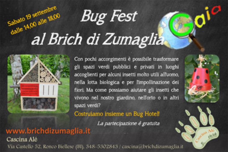 CASETTE PER INSETTI ALLA CASCINA ALÉ - SABATO 19 SETTEMBRE | Il Cerca Artigiano di Qualità