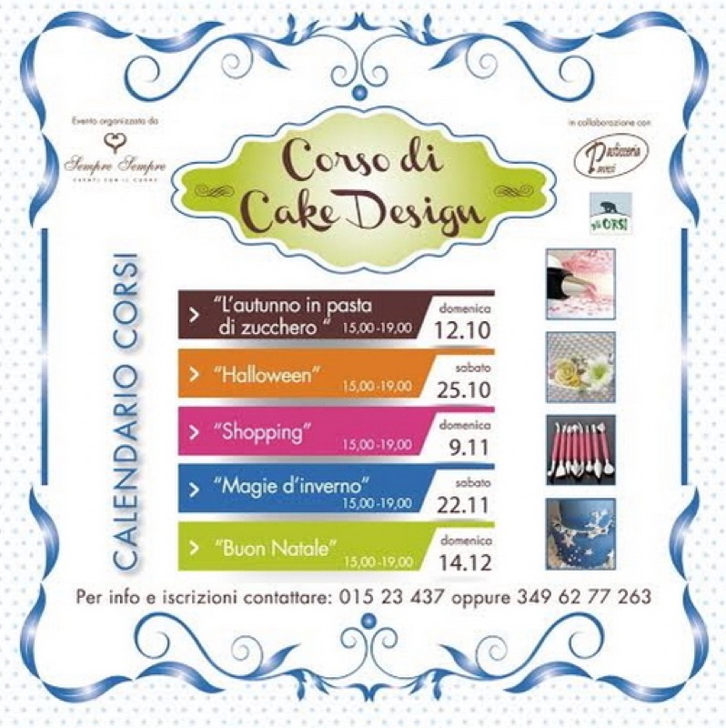 CORSI DI CAKE DESIGN ..AL CENTRO COMMERCIALE GLI ORSI ..ULTIMO APPUNTAMENTO !! | Il Cerca Artigiano di Qualità
