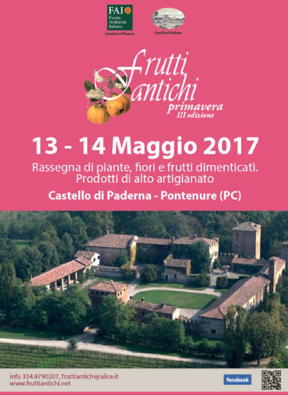 FRUTTI ANTICHI DI PRIMAVERA 13-14 MAGGIO 2017 | Il Cerca Artigiano di Qualità
