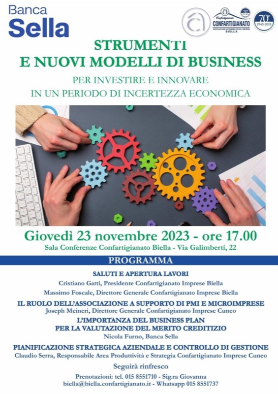 GIOVEDI' 23 NOVEMBRE 2023 CONVEGNO 