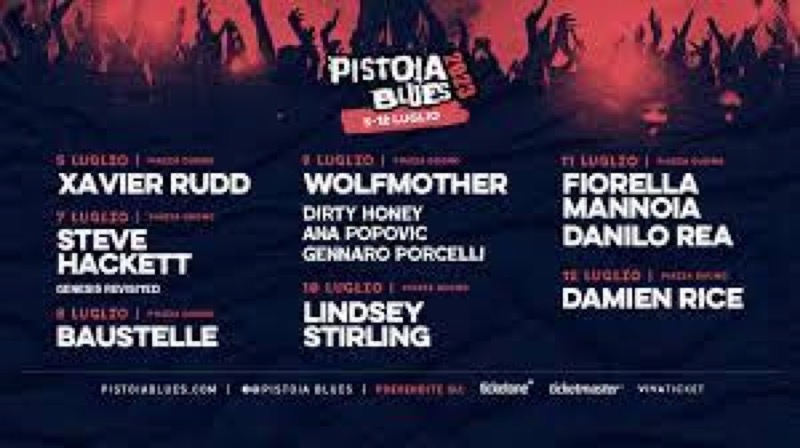 PISTOIA BLUES FESTIVAL DAL 05 AL 12 LUGLIO 2023 | Il Cerca Artigiano di Qualità