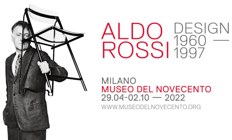 MILANO MUSEO DEL NOVECENTO OSPITA ALDO ROSSI DESIGN