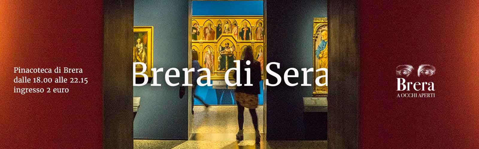 PINACOTECA BRERA MILANO IL 03 AGOSTO APERTURA SERALE A DUE EURO