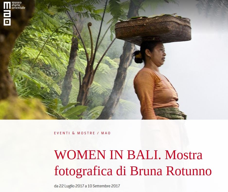 WOMEN IN BALI - MOSTRA FOTOGRAFICA AL MAO DI TORINO