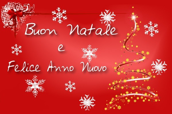 TANTI AUGURI DI BUON NATALE E FELICE ANNO NUOVO!