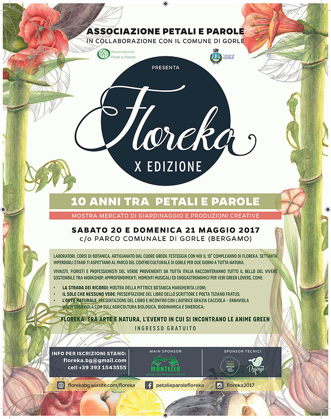 FLOREKA 2017 - DECIMA EDIZIONE 20-21 MAGGIO