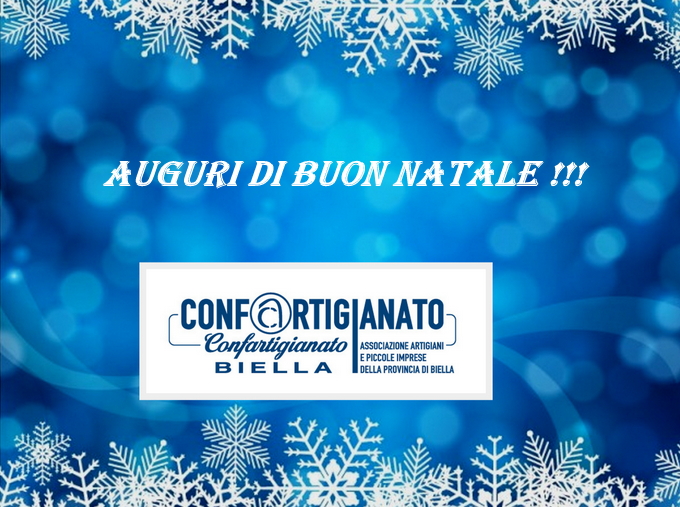 AUGURI DI BUON NATALE DA CONFARTIGIANATO BIELLA