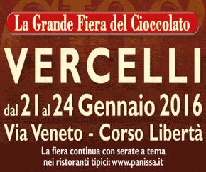 A VERCELLI GRANDE FESTA DEL CIOCCOLATO DAL 21 AL 24 GENNAIO